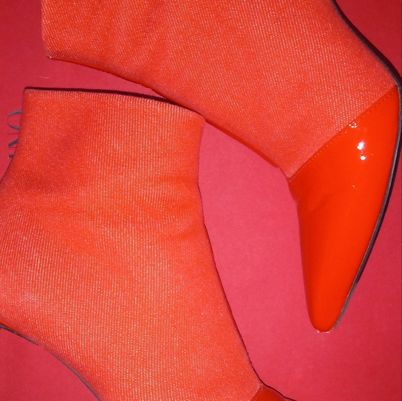 Rag & Bone Beha red ankle booties 6 - Picture 2 of 7